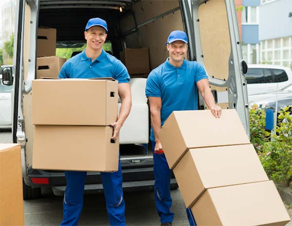 movers moving boxes